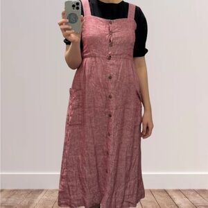 Rachel Zoe Linen Midi Dress